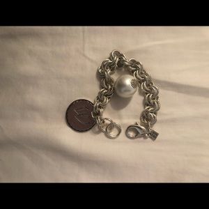 John Wind Pearl Initial W bracelet